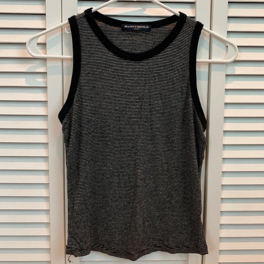 Brandy striped tank
